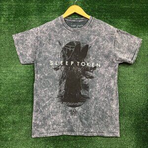 Sleep Token Take Me Back to Eden Rock Band Mineral Wash T-Shirt Size Medium